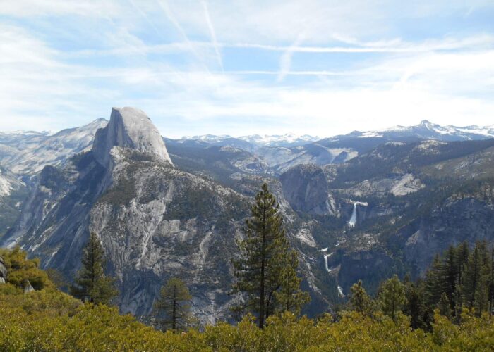 A view of a mountain in Yosemite National Park, part of our small group tours departing from San Francisco.