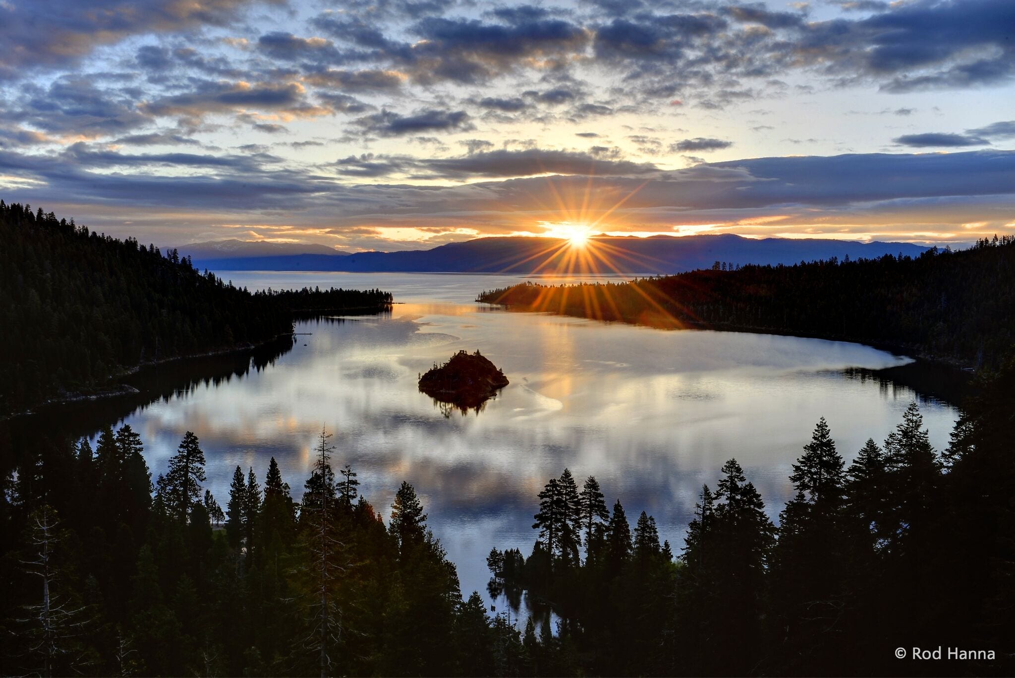 Emerald Bay Sunrise Sunburst - Lake Tahoe - IncAdventures