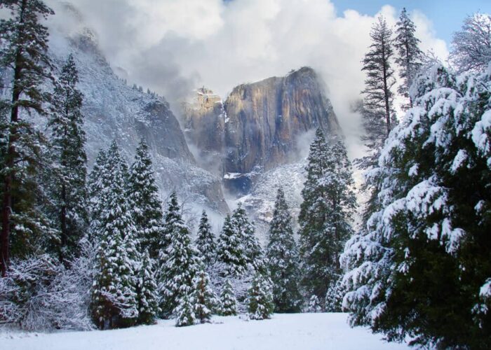 Photo of Yosemite winter landscape: perfect for snowshoeing yosemite