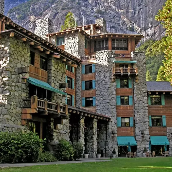 Yosemite Lodge, located in Yosemite National Park, California, offers a serene and picturesque getaway