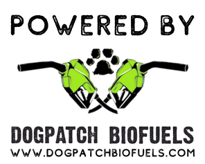 The logo for Dogpatch Biofuels, a sustainable business.