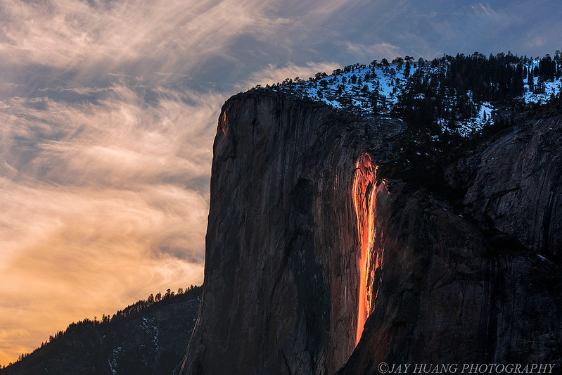 In 2025, the Yosemite Firefall phenomenon transforms Horsetail Fall into a mesmerizing cascade that glows like flowing lava—a highlight of the Incredible Adventures Tour.